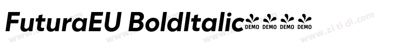 FuturaEU BoldItalic字体转换